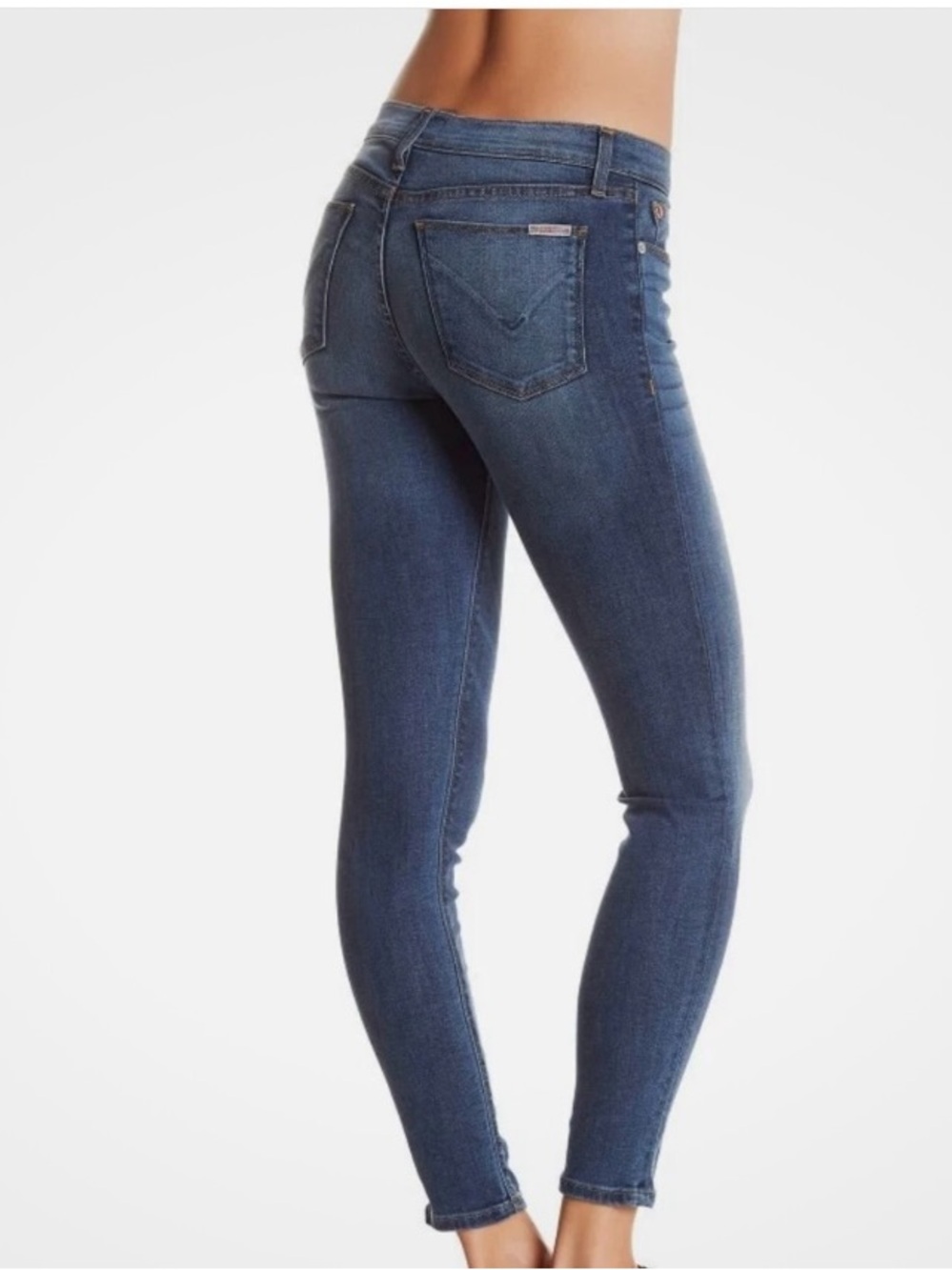 Hudson Jeans Women's Dark Blue Ankle Skinny Jeans - Picture 2 of 6
